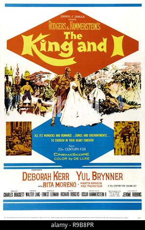 Original Film Titel: DER KÖNIG UND I. Englischer Titel: DER KÖNIG UND I. Jahr: 1956. Regie: Walter Lang. Quelle: 20th Century Fox/Album Stockfoto