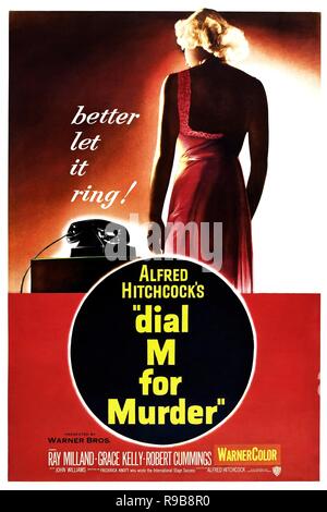 Original Film Titel: DIAL M für Mord. Englischer Titel: DIAL M für Mord. Jahr: 1954. Regie: Alfred Hitchcock. Quelle: WARNER BROS. /Album Stockfoto