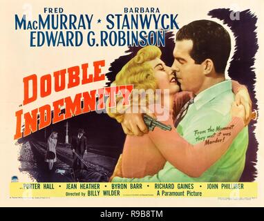 Original Film Titel: Double Indemnity. Englischer Titel: Double Indemnity. Jahr: 1944. Regie: Billy Wilder. Quelle: Paramount Pictures/Album Stockfoto