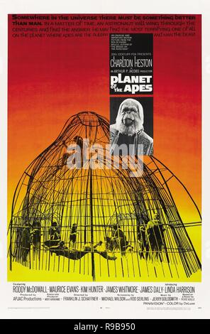 Original Filmtitel: Planet der Affen. Englischer Titel: Planet der Affen. Jahr: 1968. Regisseur: FRANKLIN J. SCHAFFNER. Quelle: 20th Century Fox/Album Stockfoto