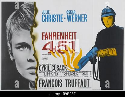 Original Film Titel: FAHRENHEIT 451. Englischer Titel: FAHRENHEIT 451. Jahr: 1966. Regie: Francois Truffaut. Credit: ANGLO ENTERPRISE - Weinberg - RANG/Universal/Album Stockfoto