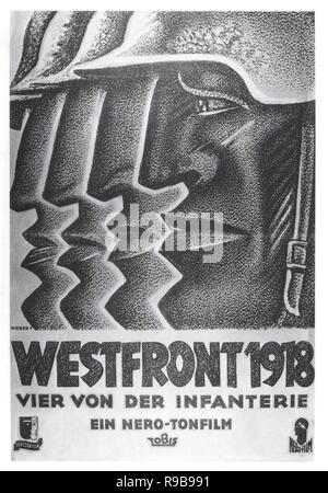 Original Film Titel: WESTFRONT 1918. Englischer Titel: WESTFRONT 1918. Jahr: 1930. Regie: Georg Wilhelm Pabst. Quelle: Bavaria Film/Album Stockfoto