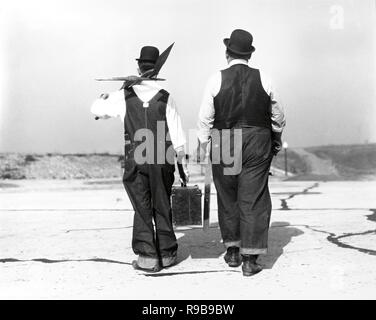 Original Film Titel: den letzten Schliff. Englischer Titel: den letzten Schliff. Jahr: 1928. Regie: CLYDE BRUCKMAN. Stars: Oliver Hardy, Stan Laurel. Credit: HAL ROACH/MGM/Album Stockfoto