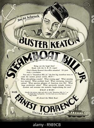 Original Film Titel: STEAMBOAT BILL JR.. Englischer Titel: STEAMBOAT BILL JR.. Jahr: 1928. Regie: CHARLES REISNER. Stars: Buster Keaton. Quelle: UNITED ARTISTS/Album Stockfoto