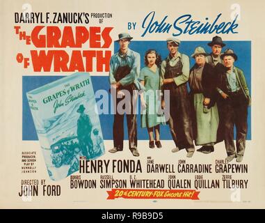 Original Film Titel: Früchte des Zorns. Englischer Titel: Früchte des Zorns. Jahr: 1940. Regie: John Ford. Quelle: 20th Century Fox/Album Stockfoto