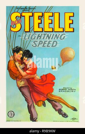 Original Film Titel: BLITZSCHNELL. Englischer Titel: BLITZSCHNELL. Jahr: 1928. Regie: Robert NORTH BRADBURY. Credit: FILM BUCHUNG BÜROS VON AMERIKA/Album Stockfoto