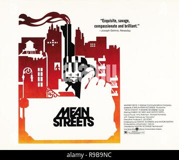 Original Film Titel: Mean Streets. Englischer Titel: Mean Streets. Jahr: 1973. Regie: Martin Scorsese. Quelle: WARNER BROTHERS/Album Stockfoto