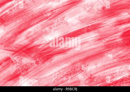 Red abstract Hand gezeichnet Aquarell strukturierte Pinselstrich Hintergrund Muster Stockfoto