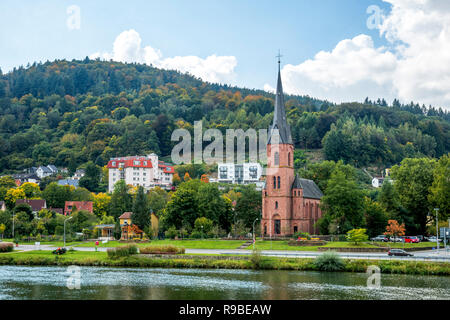 Hirschhorn am Neckar, Deutschland Stockfoto