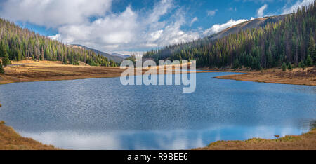 Mile High Road Sign in Colorado Stockfoto