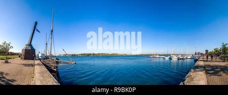 Marina, Rostock, Deutschland Stockfoto