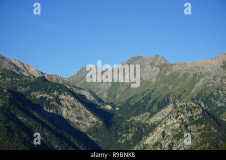 Alpen im Piemont, Italien. Albergian Bergkette Stockfoto