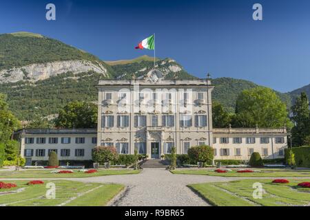 Villa Sola Cabiati in der Nähe des Comer Sees Dorf in Tremezzo, Lombardei Italien. Stockfoto