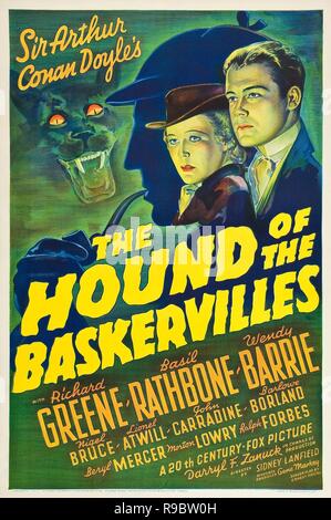 Original Film Titel: der Hund der Baskervilles. Englischer Titel: der Hund der Baskervilles. Jahr: 1939. Regie: Sidney LANFIELD. Quelle: 20th Century Fox/Album Stockfoto