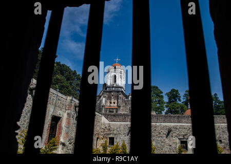 Die Ex Convento del Desierto de los Leones in Mexiko City, Mexiko Stockfoto