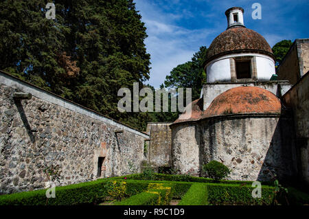 Die Ex Convento del Desierto de los Leones in Mexiko City, Mexiko Stockfoto