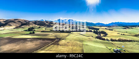 Springfield Landschaft South Island, Neuseeland Stockfoto