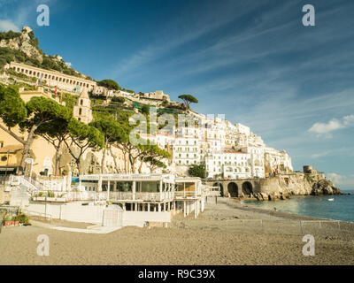 Die Stadt Amalfi, Kampanien, Italien Stockfoto