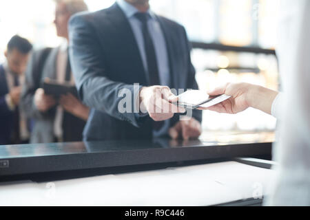 Hier sind die Dokumente Stockfoto