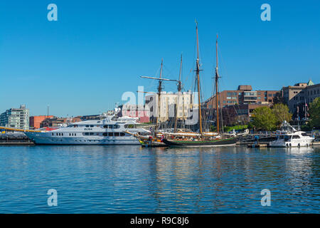 Kanada, British Columbia, Victoria Inner Harbour Stockfoto