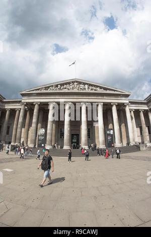 Das British Museum in London Stockfoto