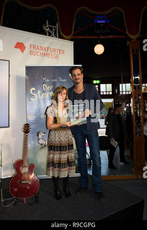 Max von Thun seine Kinder Buch präsentiert auf der Buchmesse 2018 in Frankfurt am Main Deutschland Stockfoto