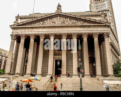 New York, Vereinigte Staaten - 17 Juni, 2014 Die New York State Supreme Court Stockfoto