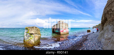 Wustrow, Bunker, Deutschland Stockfoto