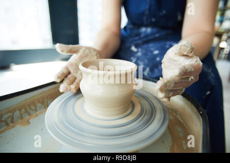 Making pottery Stockfoto