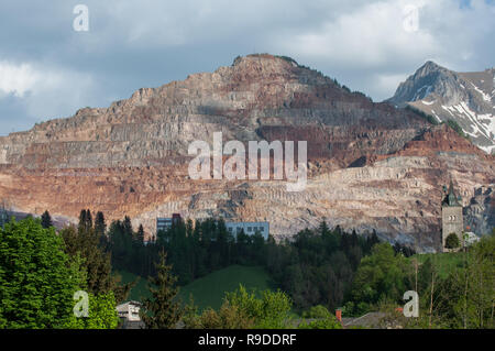 Voest Alpine Erzberg Gmbh, Eisenerz, Österreich Stockfoto