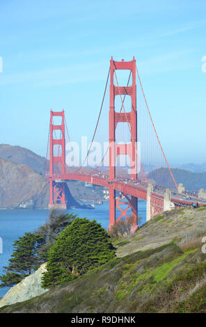 Golden Gate Bridge in San-Francisco, Kalifornien Stockfoto