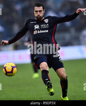 Rom, Italien. 22 Dez, 2018. Fußball Serie A Lazio vs Cagliari-Rome -22-12 2018 Im Bild Artur Ionita Foto Fotograf01 Gutschrift: Unabhängige Fotoagentur/Alamy leben Nachrichten Stockfoto