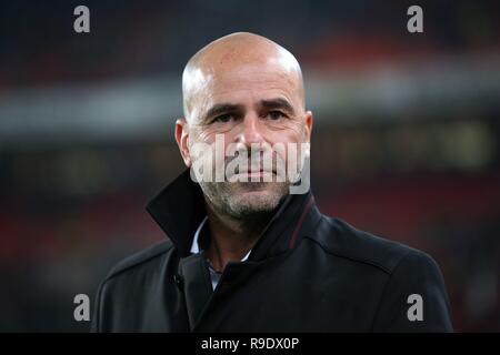 Stuttgart, Deutschland. 17. Nov, 2017 firo: Fußball, Fußball: 17.11.2017 1.Bundesliga, Saison 2017/2018: VfB Stuttgart - Borussia Dortmund, VfB, BVB, Trainer Peter Bosz (Dortmund), Porträt, Geste, enttäuscht, enttäuscht, unzufrieden, Enttäuschung, Entschung | Verwendung der weltweiten Kredit: dpa/Alamy leben Nachrichten Stockfoto