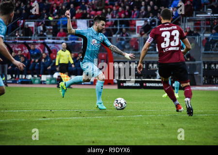 Nürnberg, Deutschland. 22 Dezember 2018. Max Morlock Stadion - 22. Dez 2018 - Fußball, 1.Bundesliga - 1.FC Nürnberg gegen SC Freiburg Foto: Ryan Evans Credit: Ryan Evans/Alamy Live News Stockfoto