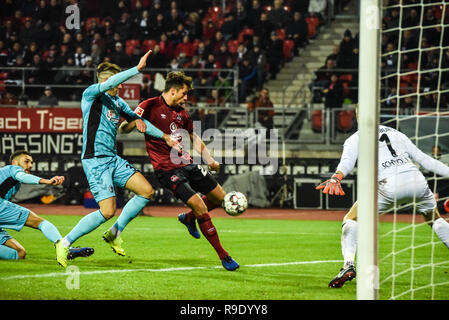 Nürnberg, Deutschland. 22 Dezember 2018. Max Morlock Stadion - 22. Dez 2018 - Fußball, 1.Bundesliga - 1.FC Nürnberg gegen SC Freiburg Foto: Ryan Evans Credit: Ryan Evans/Alamy Live News Stockfoto