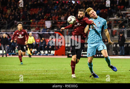 Nürnberg, Deutschland. 22 Dezember 2018. Max Morlock Stadion - 22. Dez 2018 - Fußball, 1.Bundesliga - 1.FC Nürnberg gegen SC Freiburg Foto: Ryan Evans Credit: Ryan Evans/Alamy Live News Stockfoto