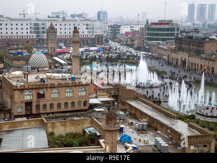 Erbil, Irak. 18 Dez, 2018. Die Altstadt von Erbil mit dem Basar und dem Bakhi Shar Park. Credit: Jens Büttner/dpa-Zentralbild/ZB/dpa/Alamy leben Nachrichten Stockfoto