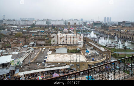 Erbil, Irak. 18 Dez, 2018. Die Altstadt von Erbil mit dem Basar und dem Bakhi Shar Park. Credit: Jens Büttner/dpa-Zentralbild/ZB/dpa/Alamy leben Nachrichten Stockfoto