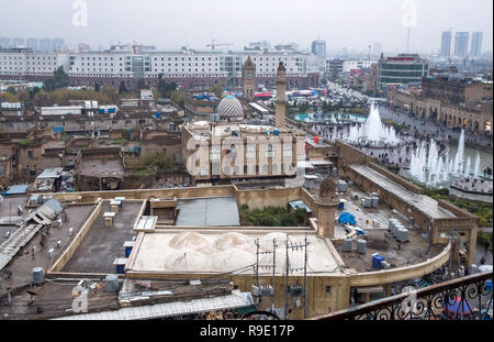 Erbil, Irak. 18 Dez, 2018. Die Altstadt von Erbil mit dem Basar und dem Bakhi Shar Park. Credit: Jens Büttner/dpa-Zentralbild/ZB/dpa/Alamy leben Nachrichten Stockfoto