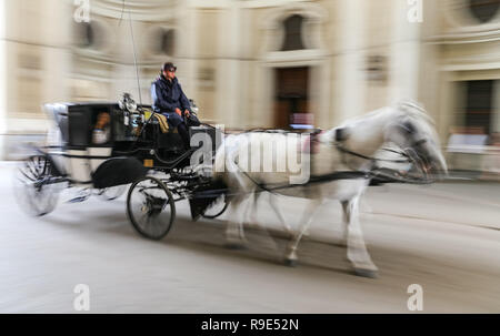 Wien, Österreich - 26 August, 2018: die Menschen in Trainer in der Hofburg Touring Stockfoto