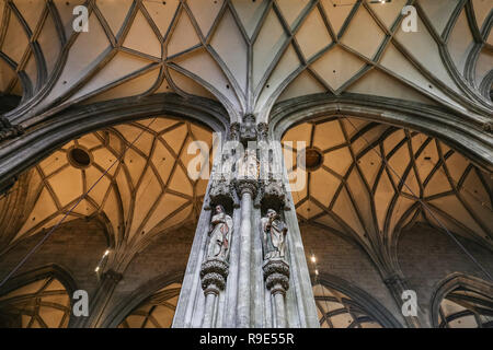 Wien, Österreich - 26 August, 2018: die Innenseite der Stephansdom in Wien, Österreich Stockfoto