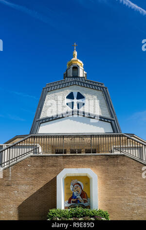 Ukrainische Katholische Heiligtum der Heiligen Familie, Washington DC, USA. Stockfoto