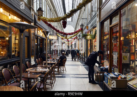 Passage Verdeau - Paris - Frankreich Stockfoto