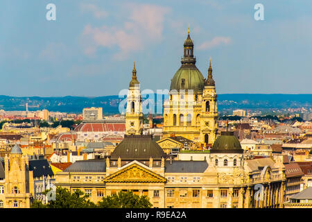 Stadtbild Blick auf Budapest, Ungarns Hauptstadt, Europa Stockfoto