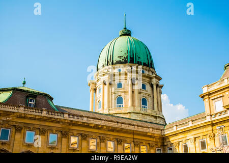 Hauptgebäude der Königlichen Burg Budapest, Budapest, Ungarn Stockfoto