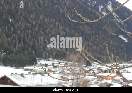 Winter Schnee, Stubai, Innsbruck, Österreich Stockfoto