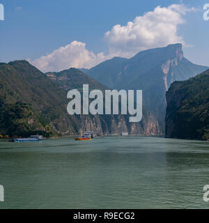 Drei Schluchten des Yangtze china Stockfoto