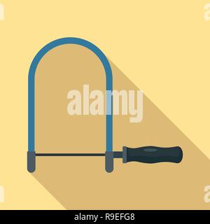 Bowsaw Symbol. Flache Abbildung: bowsaw Vektor Symbol für Web Design Stock Vektor
