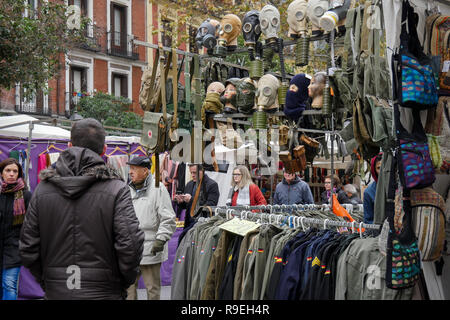 El Rastro Open-Air-Markt, Madrid, Spanien Stockfoto