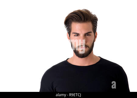 Kopf und Schultern geschossen von gutaussehenden jungen Mann Stockfoto